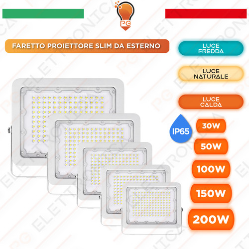 Faro led esterno faretto - esterno,